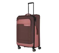 travelite Maleta de 4 Ruedas tamaño L de Material Reciclado, Equipaje de la Serie VIIA: Carrito con Pliegue elástico y protección en los Bordes, 77 cm, 91-103 litros