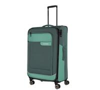 travelite Maleta de 4 Ruedas tamaño L de Material Reciclado, Equipaje de la Serie VIIA: Carrito con Pliegue elástico y protección en los Bordes, 77 cm, 91-103 litros