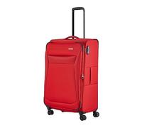 travelite Maleta de 4 ruedas tamaño L soft shell, serie de equipaje CHIOS con pliegues elásticos y protección en los bordes, carrito con aspecto atemporal, 78 cm, 90 - 97 litros