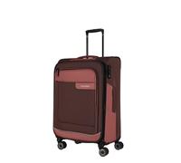 travelite Maleta de 4 Ruedas tamaño M de Material Reciclado, Equipaje de la Serie VIIA: Carrito con Pliegue elástico y protección en los Bordes, 67 cm, 70-80 litros