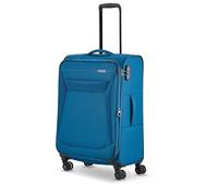 travelite Maleta de 4 ruedas tamaño M soft shell, serie de equipaje CHIOS con pliegues elásticos y protección en los bordes, carrito con aspecto atemporal, 67 cm, 60 - 66 litros