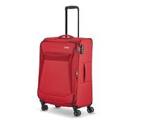travelite Maleta de 4 ruedas tamaño M soft shell, serie de equipaje CHIOS con pliegues elásticos y protección en los bordes, carrito con aspecto atemporal, 67 cm, 60 - 66 litros