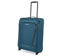 travelite Maleta de Equipaje de Mano con 2 Ruedas para Condor + Ryanair, Cerradura de combinación integrada, Trolley de Equipaje Blando superligero con función de Enganche, 55x40x20 cm, 41 l, 1,7 kg