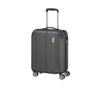 travelite Maleta de Mano Bordtrolley, Ligera, 4 Ruedas, City, Funda rígida pequeña con Superficie Resistente a los arañazos, 55 cm, 40 litros