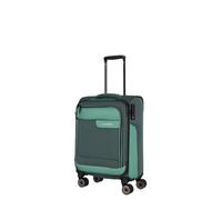 travelite Maleta de Mano con 4 Ruedas, Carcasa Blanda Hecha de Material Reciclado, Cumple con la Norma IATA, Serie VIIA: Carro con función de Enganche y protección de Bordes, 55 cm, 34 litros