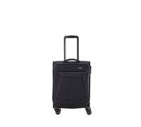 travelite Maleta de mano con 4 ruedas, carcasa blanda, tamaño equipaje de cabina IATA; serie CHIOS, carro con protección de bordes y función de enganche, 55 cm, 34 litros