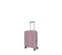 travelite Maleta rígida para equipaje de mano de 4 ruedas pequeña con forro interior reciclado, serie ELVAA: elegante carrito con esquinas protectoras y cierre TSA, 55 cm, 41 litros
