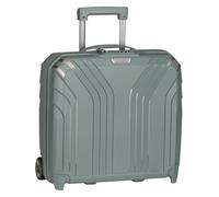 travelite Maletín rígido para portátil para equipaje de mano de 2 ruedas con forro interior reciclado, serie ELVAA:vehículo de negocios con esquinas protectoras y función de enganche, 42 cm, 30 litros