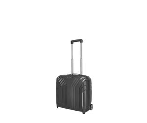 travelite Maletín rígido para portátil para equipaje de mano de 2 ruedas con forro interior reciclado, serie ELVAA:vehículo de negocios con esquinas protectoras y función de enganche, 42 cm, 30 litros
