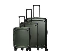 Travelite Millennium 4 ruedas Juego de maletas 3 piezas Con asa expansible verde
