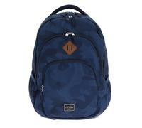travelite mochila Basic Melange Backpack Camouflage Navy
