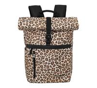 travelite mochila Basic Rollup Backpack Leopard