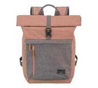 travelite mochila Basic Rollup Backpack Pink / Grey