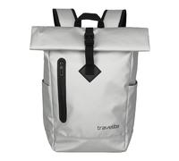 Travelite Rolltop Basic - Mochila impermeable para bicicleta, con cierre enrollable y reflectores, 48 cm, 19 litros, plata, Rucksack 48 cm, Mochila impermeable con cierre enrollable