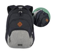 travelite Mochila para equipaje de mano, mochila para portátil de 15,6 pulgadas, BASICS, mochila de día con muchos compartimentos, 45 cm, 22 litros