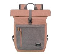 travelite Mochila para equipaje de mano, mochila para portátil de 15,6 pulgadas, BASICS, mochila de viaje con función enrollable, 60 cm, 35 litros