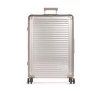 Travelite Next 2.0 | Maleta con 4 ruedas | beige | 57x77x29cm | aluminio