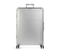 Travelite Next | Maleta con 4 ruedas | plata | 57x77x29cm | aluminio