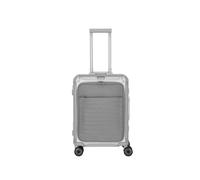 Travelite Next Trolley de aluminio XS (equipaje de mano con 23 cm de profundidad) con bolsillo delantero plata