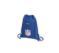 travelite NFL Bolsa de Deporte con Cordón, bolsa ligera de poliéster resistente con apertura de cordón y bolsillo exterior con cremallera, correas dobles extra gruesas, 32 x 41 x 1 cm, 8 L
