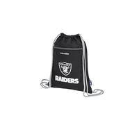travelite NFL Bolsa de Deporte con Cordón Las Vegas Raiders, bolsa ligera de poliéster resistente con apertura de cordón y bolsillo exterior con cremallera