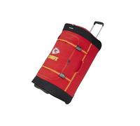 travelite NFL Bolsa de Viaje con Ruedas Kansas City Chiefs, Bolsa de Viaje Grande con Ruedas, asa telescópica y Compartimento Lateral Separado, 79 x 36 x 39 cm, 112 L, 2,9 kg
