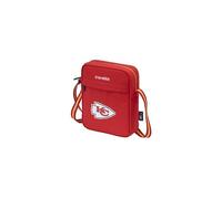 travelite NFL Bolso Bandolera Kansas City Chiefs, bolso bandolera compacto con compartimentos con cremallera y correa ajustable de poliéster resistente, 17 x 22 x 6 cm
