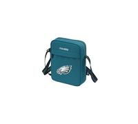 travelite NFL Bolso Bandolera Philadelphia Eagles, bolso bandolera compacto con compartimentos con cremallera y correa ajustable de poliéster resistente, 17 x 22 x 6 cm