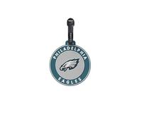 Travelite NFL Etiqueta de Equipaje Philadelphia Eagles, etiqueta de silicona con campo de dirección, flexible y robusta, para identificar fácilmente maleta, mochila o bolsa de viaje, 9 x 9 x 0,7 cm