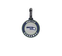 Travelite NFL Etiqueta de Equipaje Seattle Seahawks, etiqueta de silicona con campo de dirección, flexible y robusta, para identificar fácilmente maleta, mochila o bolsa de viaje, 9 x 9 x 0,7 cm