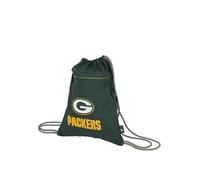 Travelite NFL Green Bay Packers - Bolsa de deporte ligera de poliéster resistente con apertura de cordón y bolsillo exterior con cremallera, correas dobles extragruesas, 32 x 41 x 1 cm, 8 L