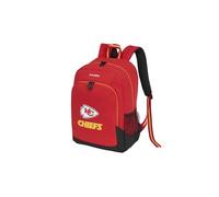 travelite NFL Mochila College Kansas City Chiefs, mochila escolar de nailon resistente con compartimento para portátil de 15,6 pulgadas, sistema de fijación al trolley y espalda acolchada