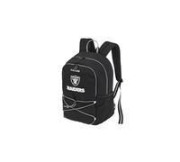 travelite NFL Mochila Las Vegas Raiders, mochila deportiva de nailon resistente con compartimento acolchado para portátil de 13 pulgadas, sistema de fijación al trolley y espalda acolchada