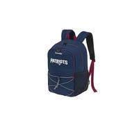 travelite NFL Mochila New England Patriots, mochila deportiva de nailon resistente con compartimento acolchado para portátil de 13 pulgadas, sistema de fijación al trolley y espalda acolchada