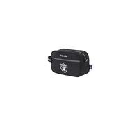 Travelite NFL Neceser Las Vegas Raiders, Neceser Compacto de poliéster Resistente con Compartimentos con Cremallera y asa de Transporte, 24 x 15 x 9 cm, 3 L, 0,2 kg