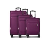 Travelite Priego 4 ruedas Juego de maletas 3 piezas rosa