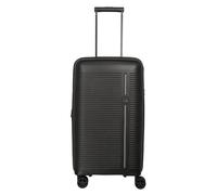 travelite Maleta rígida de 4 ruedas mediana de 74 litros, maleta de maletero, serie ROOMER: carro rígido con pliegue de expansión y cierre de combinación TSA, 66 cm (sin equipaje voluminoso)
