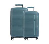 travelite Juego de maletas de 4 ruedas, 2 piezas, tallas L/M, serie de equipaje ROOMER: carritos rígidos con cierre de combinación TSA; talla M con pliegue de expansión integrado