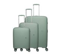 Travelite Tamaris x Travelite Voyaage 4 ruedas Juego de maletas 3 piezas Con asa expansible verde