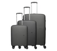 Travelite Tamaris x Travelite Voyaage 4 ruedas Juego de maletas 3 piezas con pliegue de expansión gris