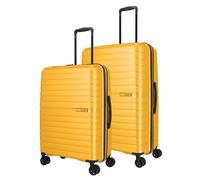 Travelite Trient 4 ruedas Juego de maletas 2 piezas amarillo