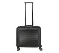 Travelite Trolley ejecutivo Next de 4 ruedas, de aluminio, 43 cm negro