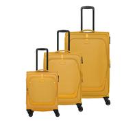 Travelite Umbria 4 ruedas Juego de maletas 3 piezas Con asa expansible amarillo