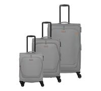 Travelite Umbria 4 ruedas Juego de maletas 3 piezas Con asa expansible gris