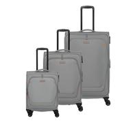 Travelite Umbria 4 ruedas Juego de maletas 3 piezas Con asa expansible gris