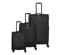 Travelite Umbria 4 ruedas Juego de maletas 3 piezas Con asa expansible negro