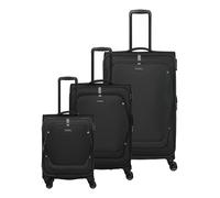 Travelite Umbria 4 ruedas Juego de maletas 3 piezas Con asa expansible negro