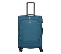 Travelite Umbria 4 ruedas Trolley M 67 cm Con asa expansible azul petróleo