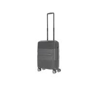 travelite valigia a mano a guscio rigido a 4 ruote piccola con chiusura TSA, serie WAAL: trolley robusto con rivestimento riciclato, 55 cm, 36 litri