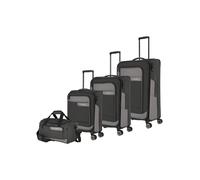 Travelite Viia 4 ruedas Juego de maletas 4 piezas Con asa expansible gris